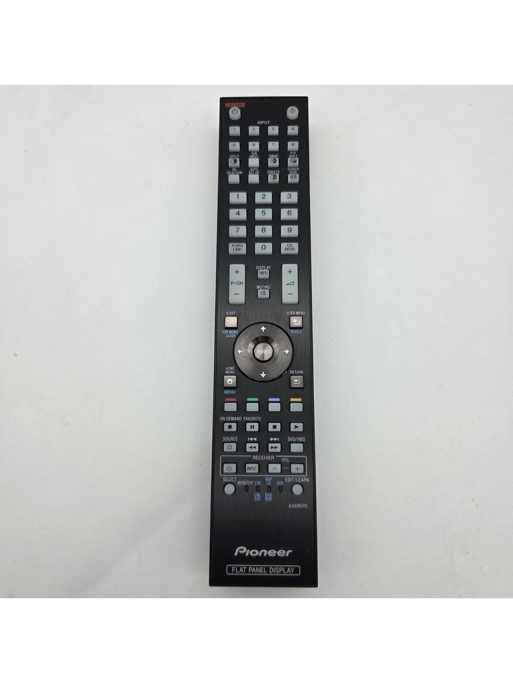 Genuine Pioneer AXD1570 Remote Control For KRP-500M KRP-600M PRO-101FD PRO-141FD